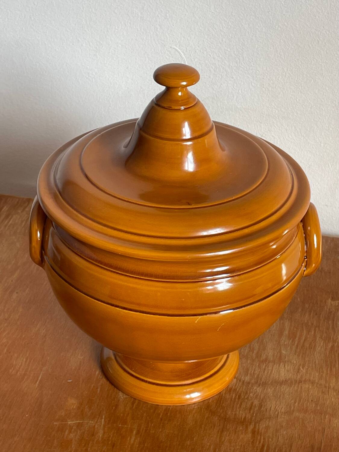 Ceramic soup tureen from Biot pottery
