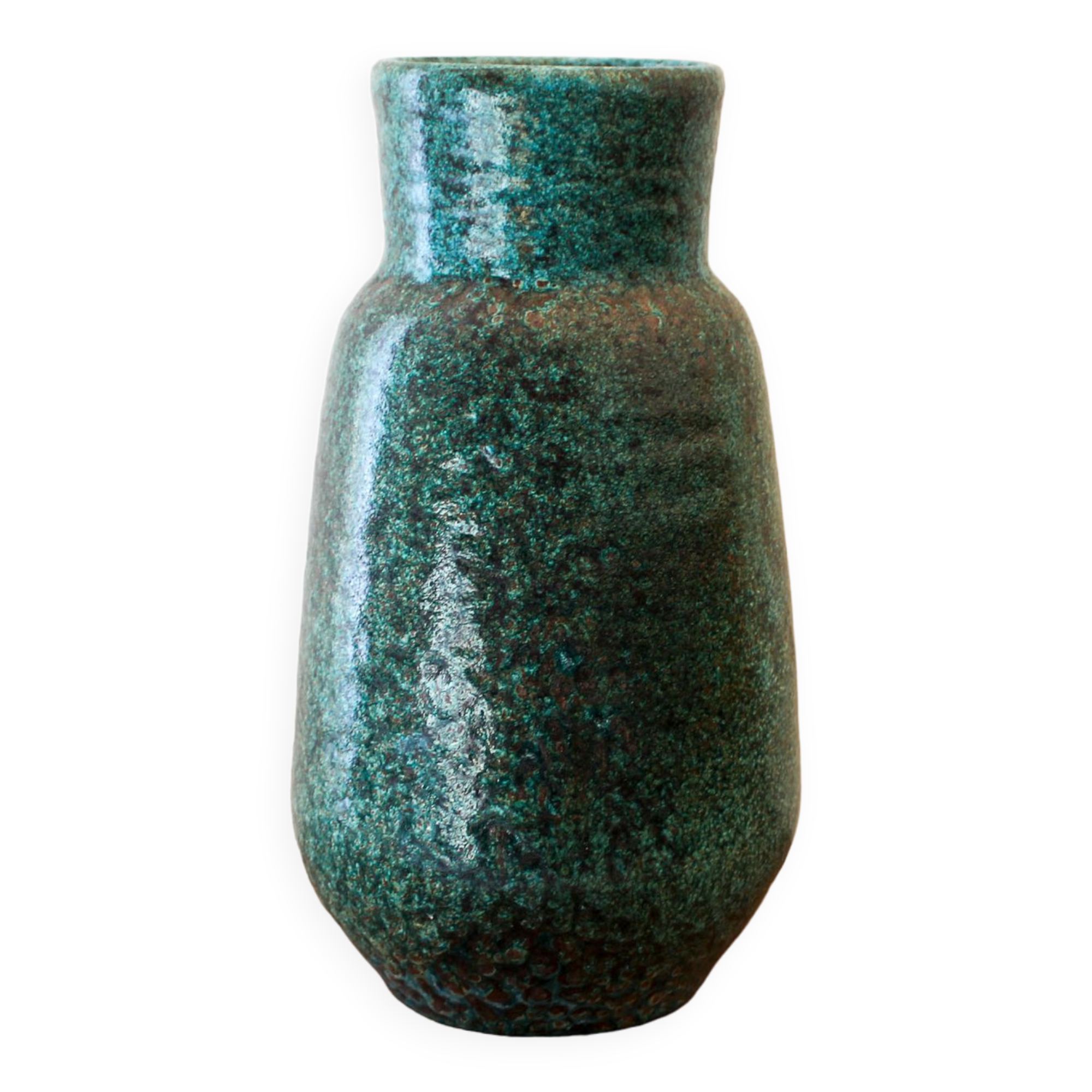 Green Accolay ceramic vase
