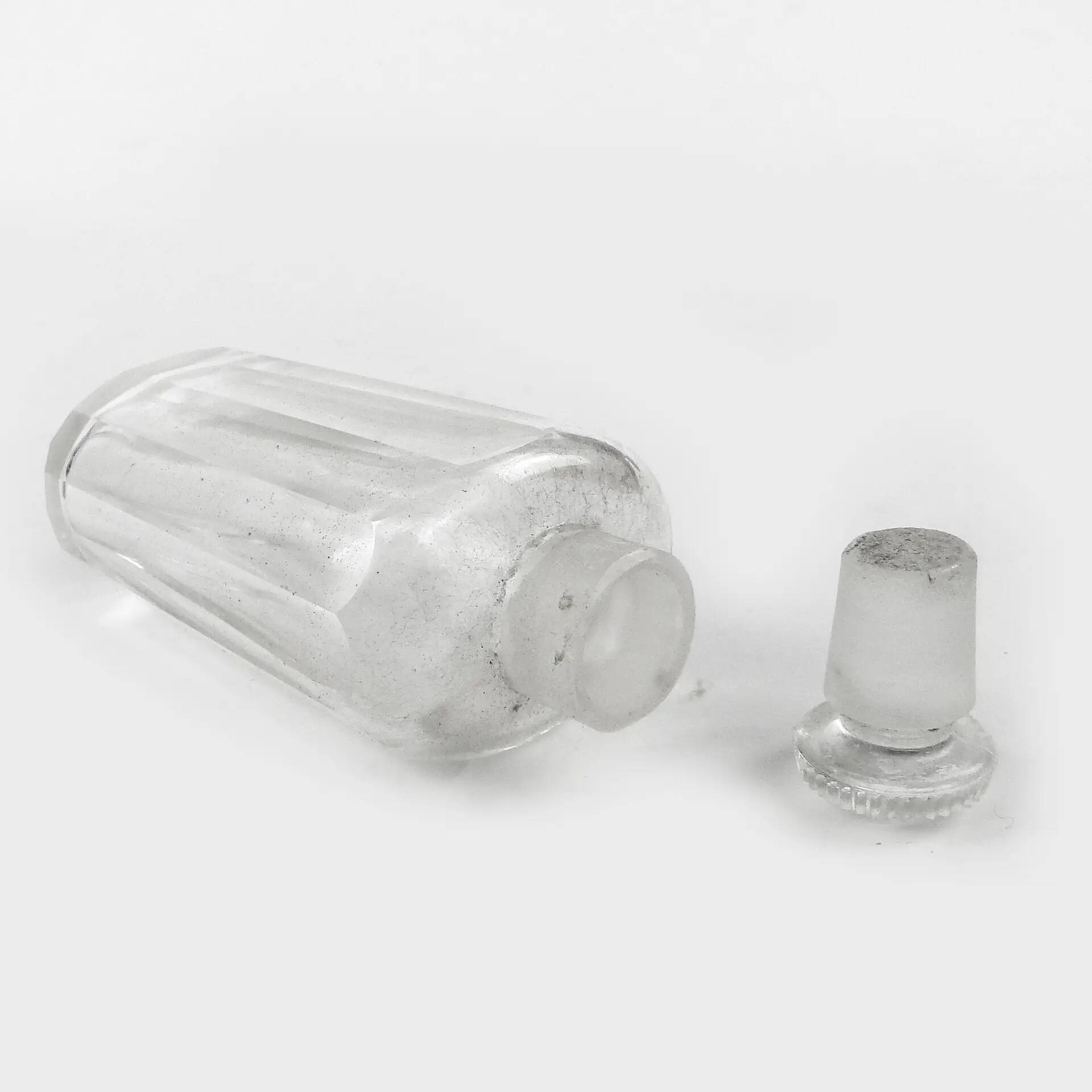 Art Deco perfume bottle, crystal, France, 1930s