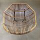 Rattan chair, vintage design, 1960s