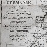 Map of Germania from the Atlas of the History of the Emperors of 1819, 48 x 34 cm