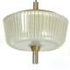 Seguso, Art Deco glass and metal chandelier from 40s