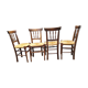 Chaises paillés rustique