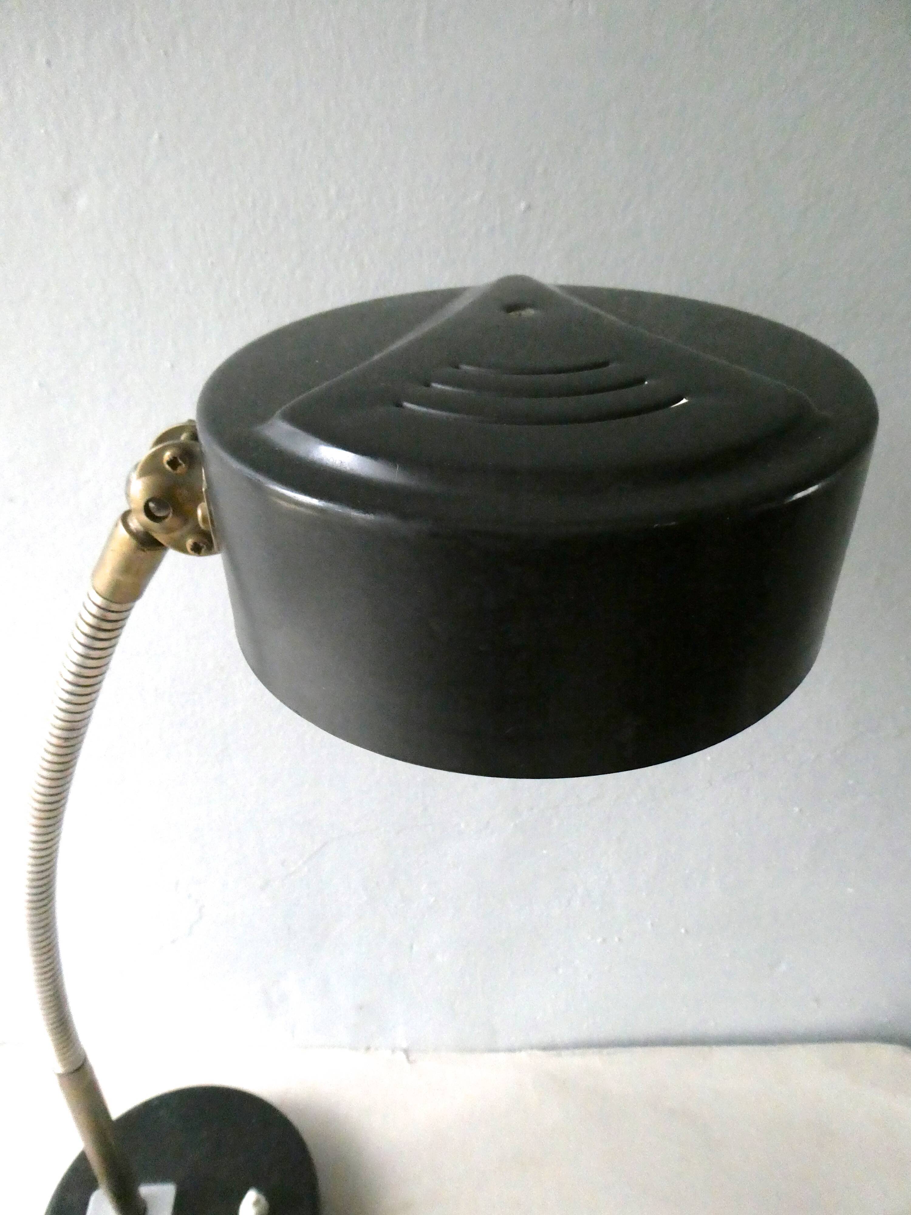 Lamp 50 years Bauhaus, metal desk,