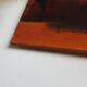 Dário Bosa abstract diptych (orange/red) signed / canvas Brasilian art