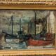 Tableau à l'huile "Marine" signé JP Rousseau