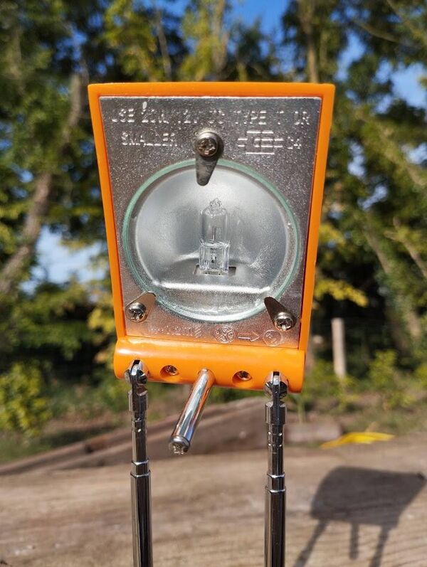 Lampe de bureau / chevet télescopique – col de cygne – années 70/80