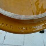 Plateau à fromage vintage avec couteau signé Vallauris MFPP numéroté