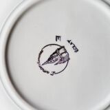 Set of 8 mismatched deep plates L'Amandinoise