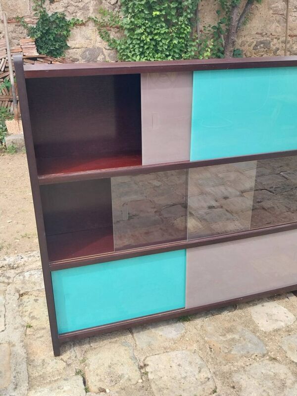 Bibliothèque vitrée