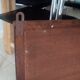 Scandinavian mirror 57-57 50s in solid teak