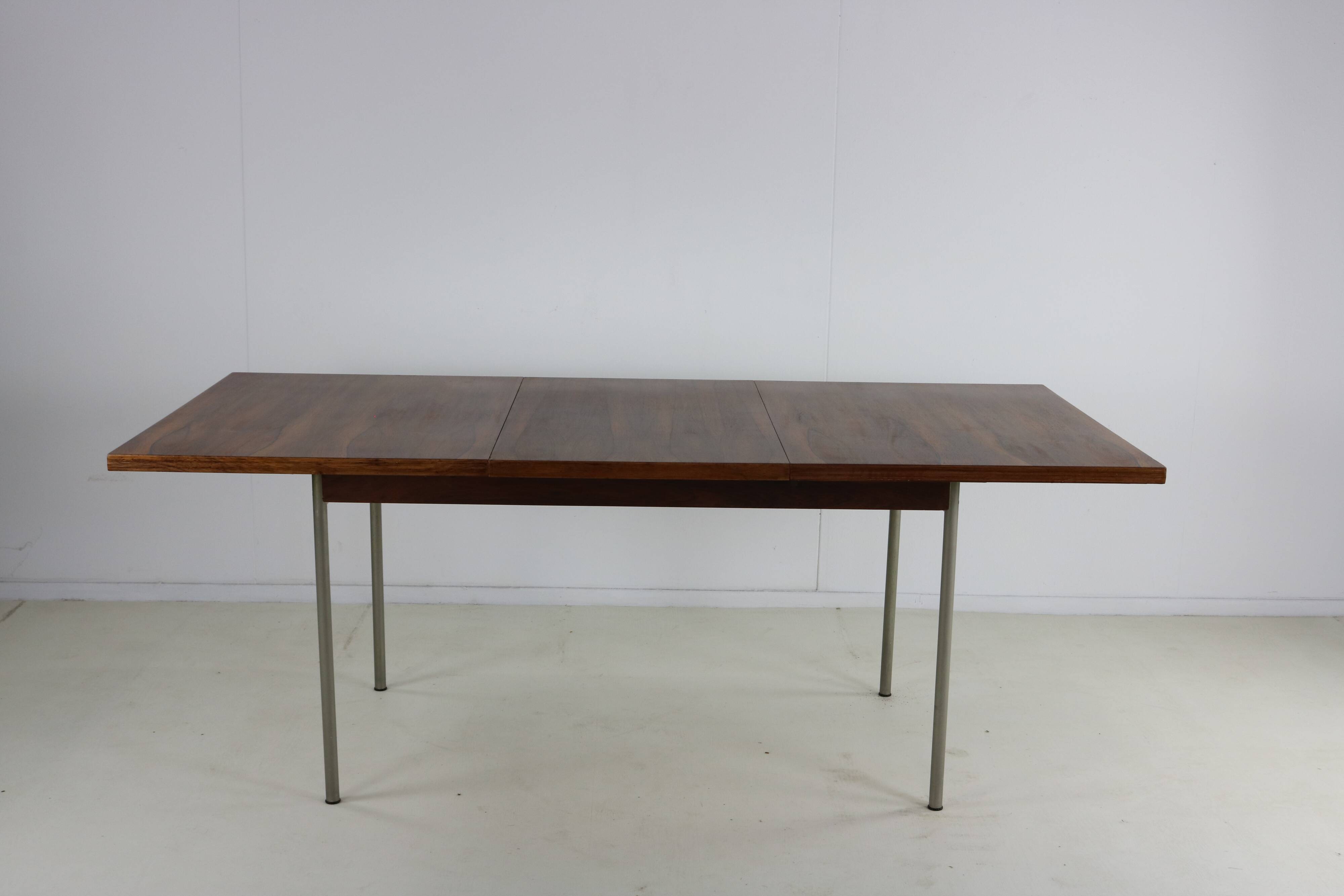 Sixties design rosewood dining table by Cees Braakman for Pastoe