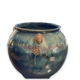 Raku Large Enamelled Ceramic Basin with Anthropomorphic Sockets