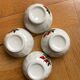 Bols pied douche à facettes roses rouges