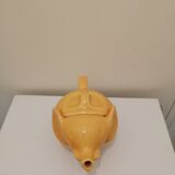 Old vintage yellow elephant teapot