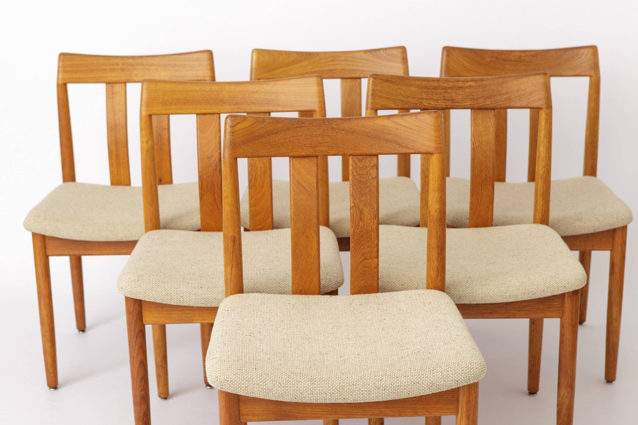 Set of 6 Vintage Danish Teak Dining Chairs by Vamdrup Stolefabrik, 1960s