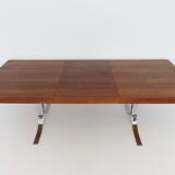 Rosewood Extending Dining Table By Milo Baughman For Thayer Coggin