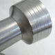 Brushed metal adjustable wall spotlight 1970s