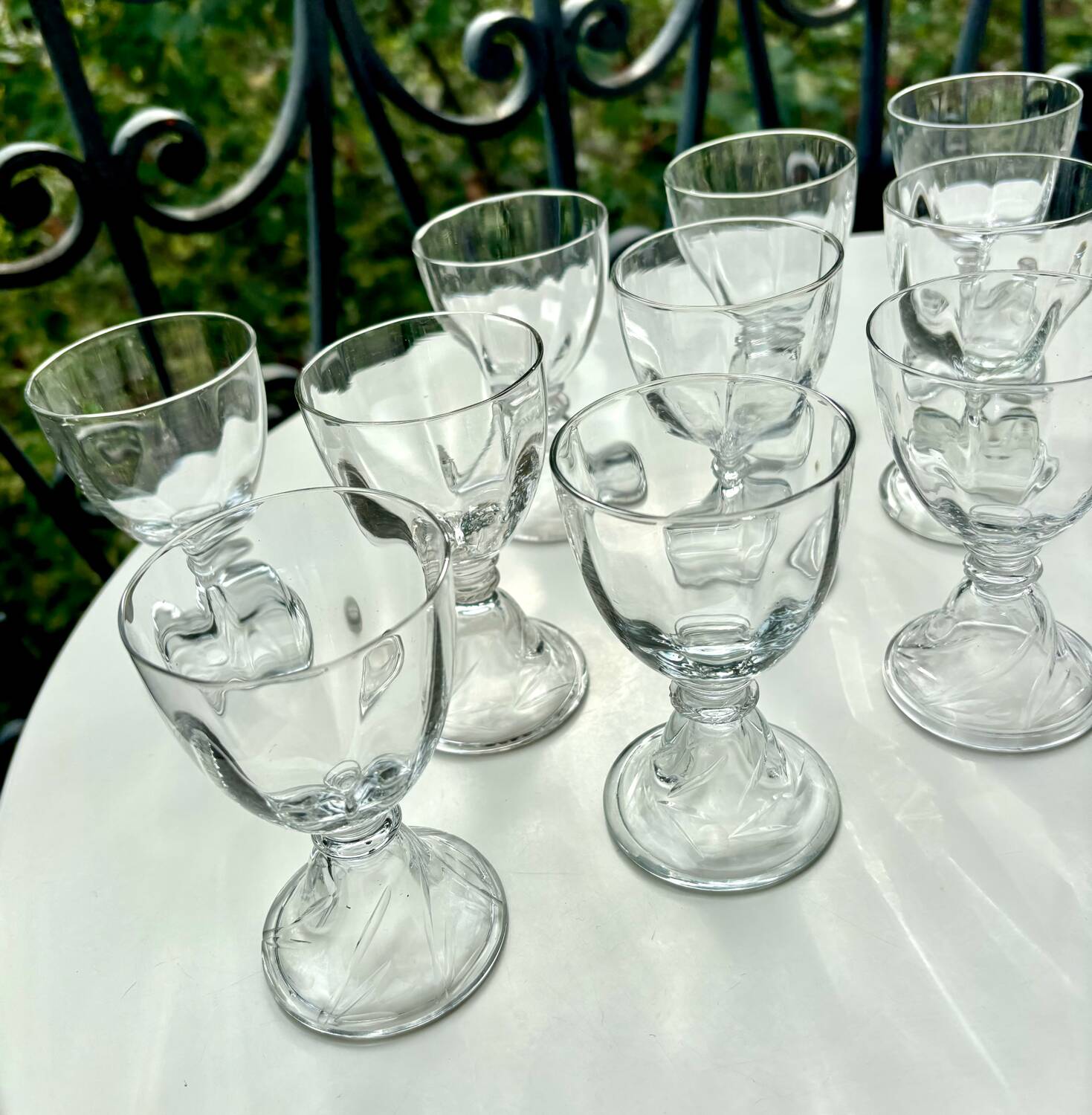 Verres Saint Louis Crystal modèle Cluny