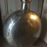 Pair of Radjasthan water bottles in polished metal