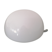 Plafonnier vintage en métal et opaline années 70