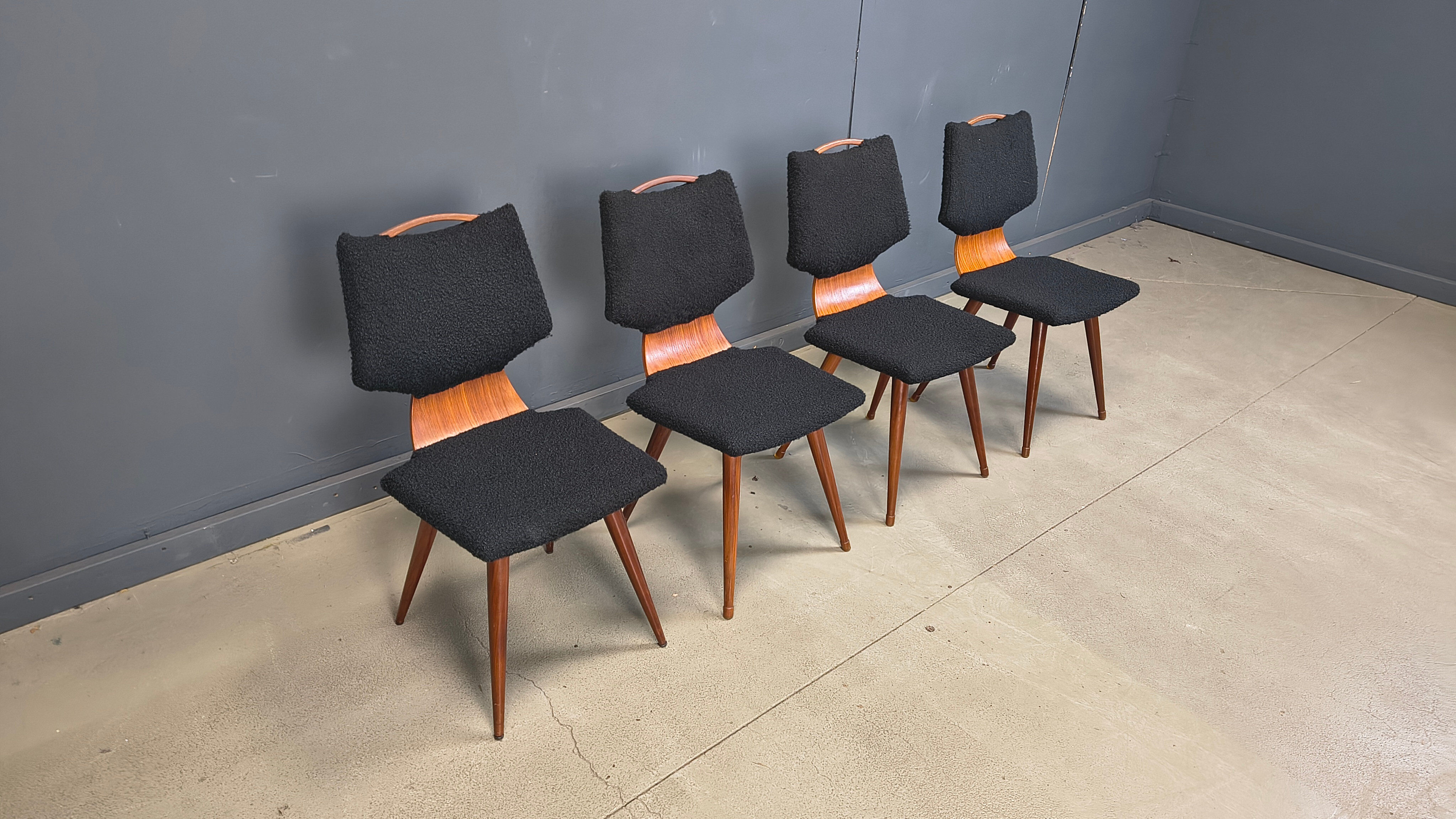 Mid-century Scandinavian dining chairs, 1960s