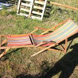 Old deckchair / bayadere deckchair