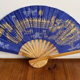 Hand painted Thai "Dragon" decorative fan