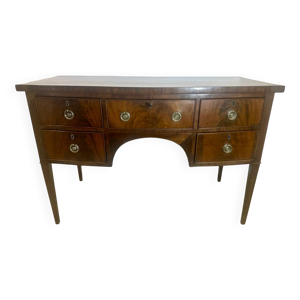 desserte en acajou flammé