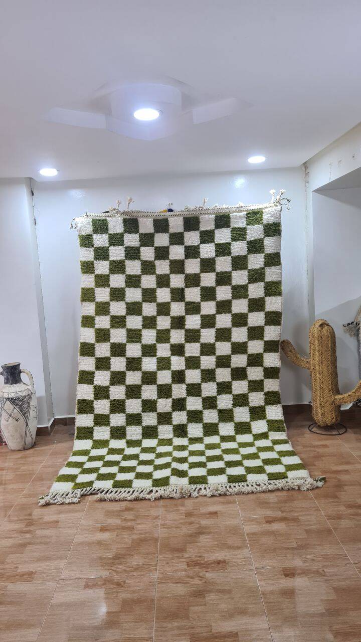 Handmade Berber wool rug 250x150 cm