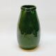 Pottery pitcher carafe terracotta green glazed ceramic