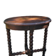 Old pearl oak saddle in Louis XIII style