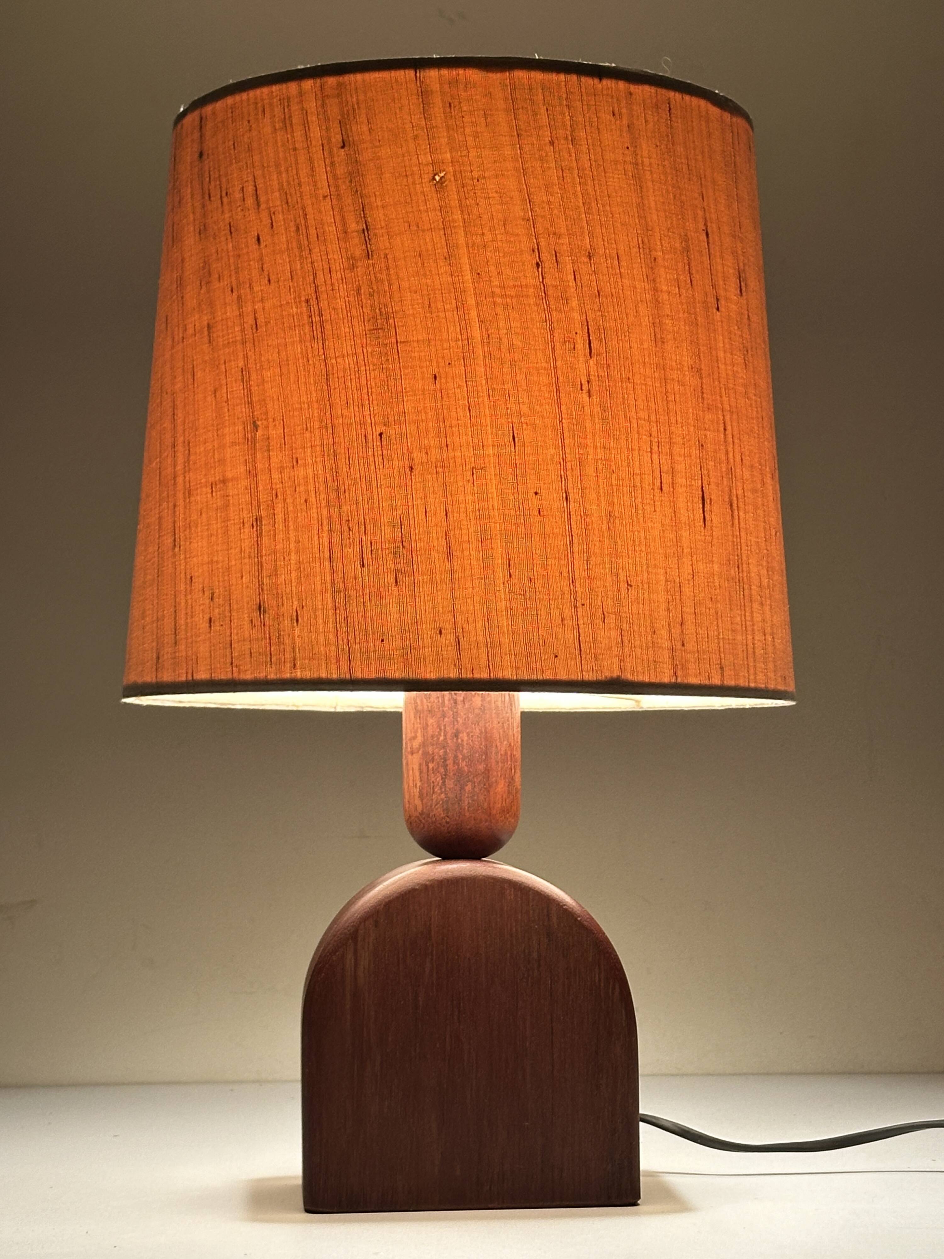 Vintage teak lamp, 60s design