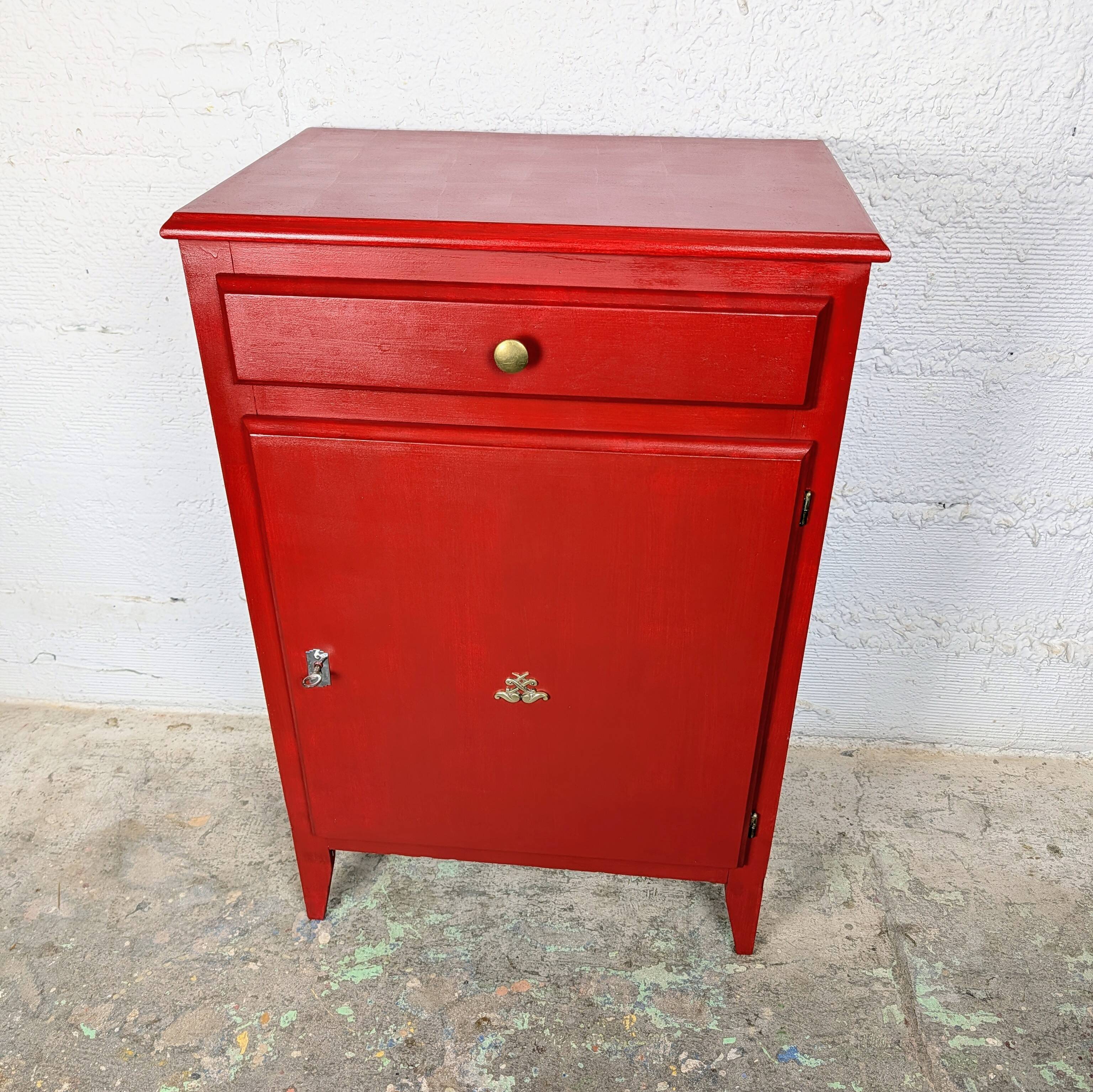 Small jam jar - royal red