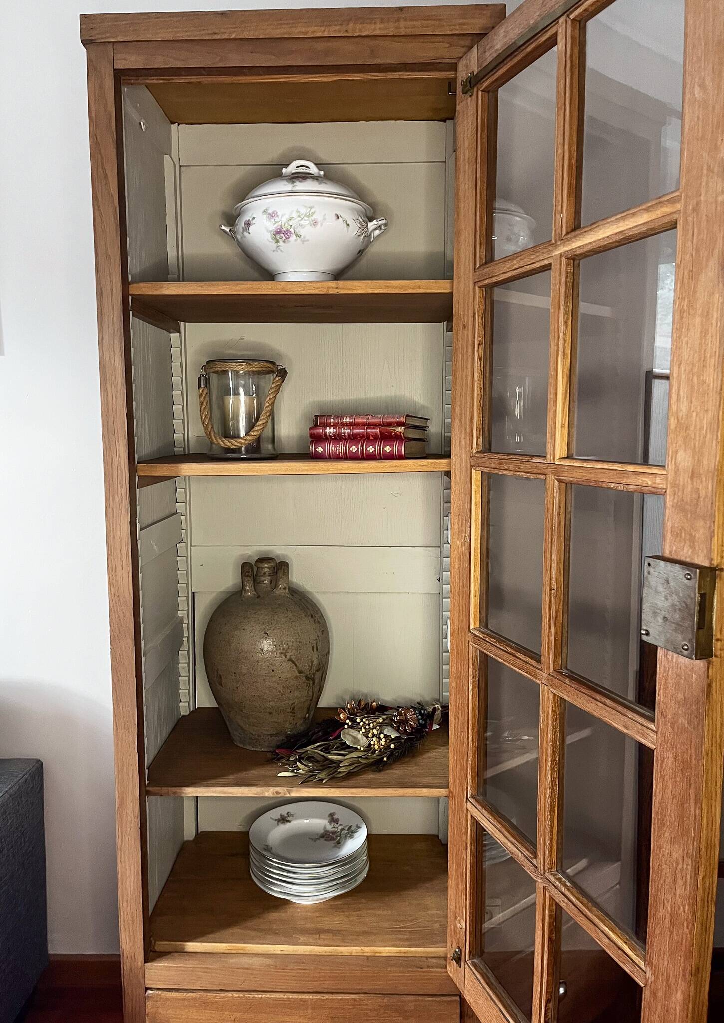 Antique Parisian Glass Cabinet Art Deco Display Cabinet Francis Jourdain