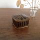 Vintage brass mother-of-pearl box
