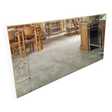 Antique Venetian brasserie mirror in eglomisé glass