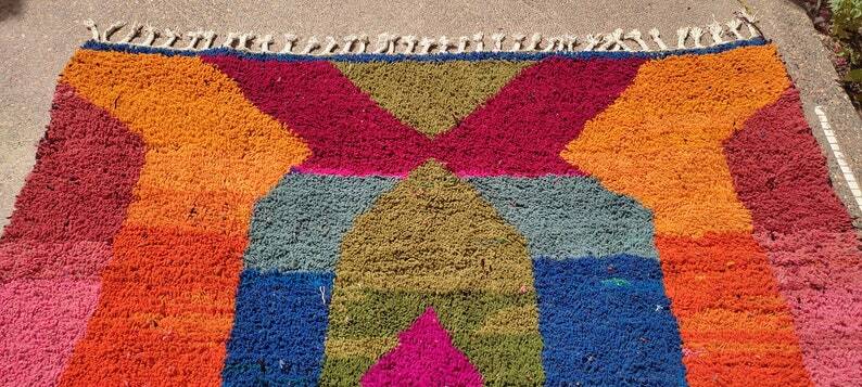 Colorful Moroccan rug 150/250cm