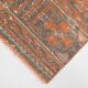 Vintage Coral Red Classic Vintage Runner Rug, 75x357Cm