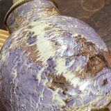 Ceramic and brass lamp