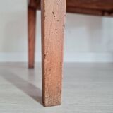 Low farm table with drawer