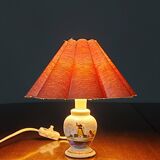 Lampe delf en porcelaine