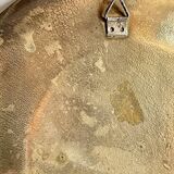 Vintage brass compartment plate