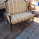 Sofa sofa old style louis xvi 2 places with cushion