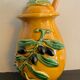 Vallauris ceramic dabbling olive pot