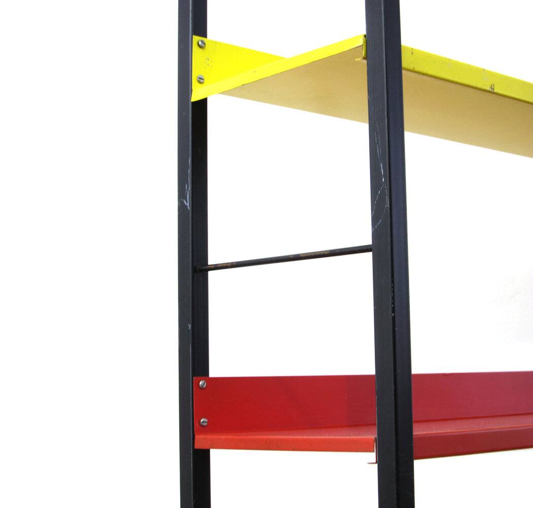 Étagère murale en métal vintage Tomado design néerlandais des années 1950