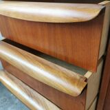 Sideboard teak and Scandinavian walnut