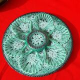 5 plates stamped Marius Giuge potter artist Vallauris diam 23.5 cm