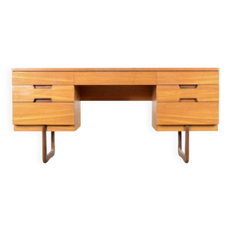 Bureau/coiffeuse vintage en teck des années 1960, Gunther Hoffstead pour Un