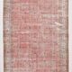 7x11 Pale Red Classic Vintage Rug, 204x335Cm
